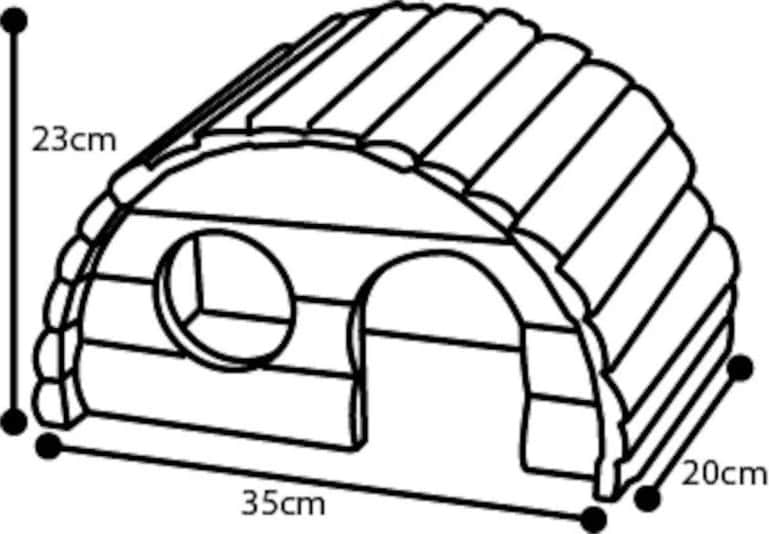 Flamingo Maisonnette pour Rongeur Sam 35 x 20 x 23 cm