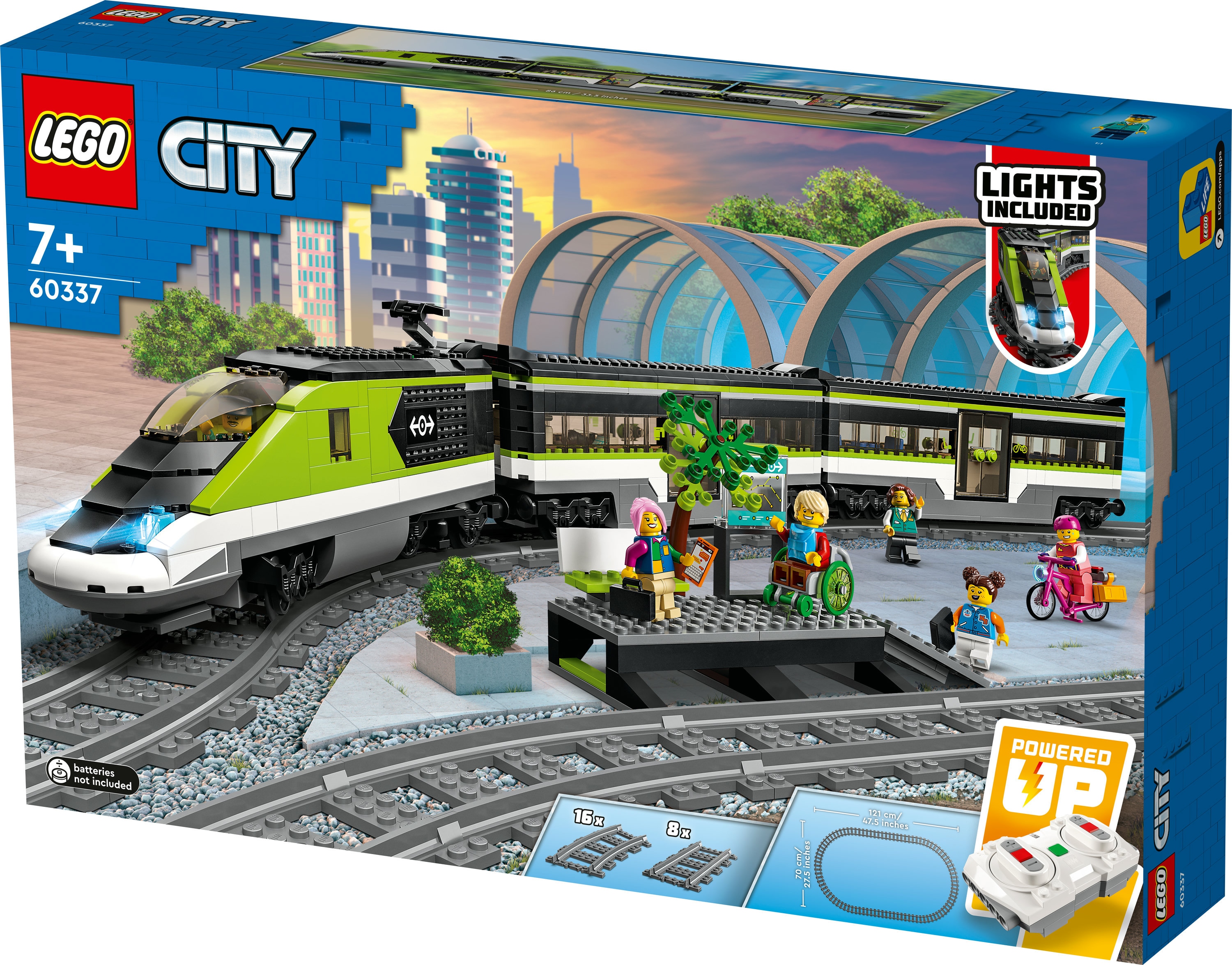 Lego city passenger train set top