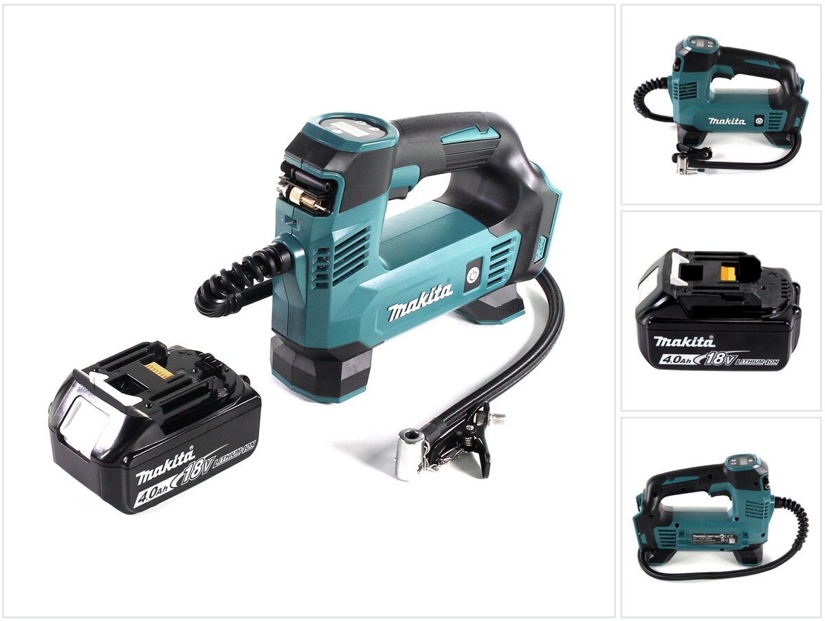 Makita DMP 180 M1 Akku Kompressor 18 V 8 3 bar + 1x Akku 4 0 Ah ohne Ladegerät Galaxus