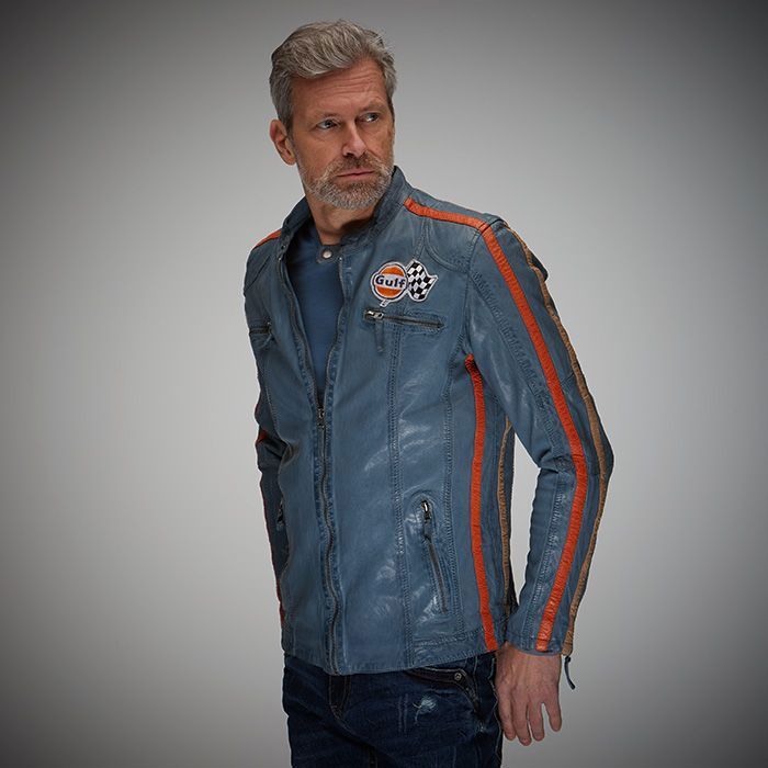Grandprix Originals Gulf Racing Jacket ice blue Gr. XL (XL) Galaxus