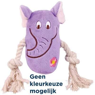 Animal Avec Corde, Peluche, 13 Cm - Mon Animalerie