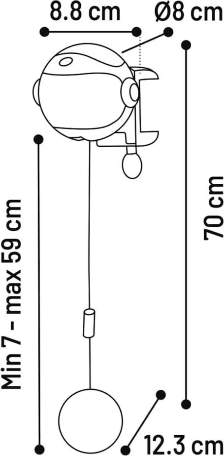 Jouet interactif Flamingo Yoyo pour chat - 1 jouet