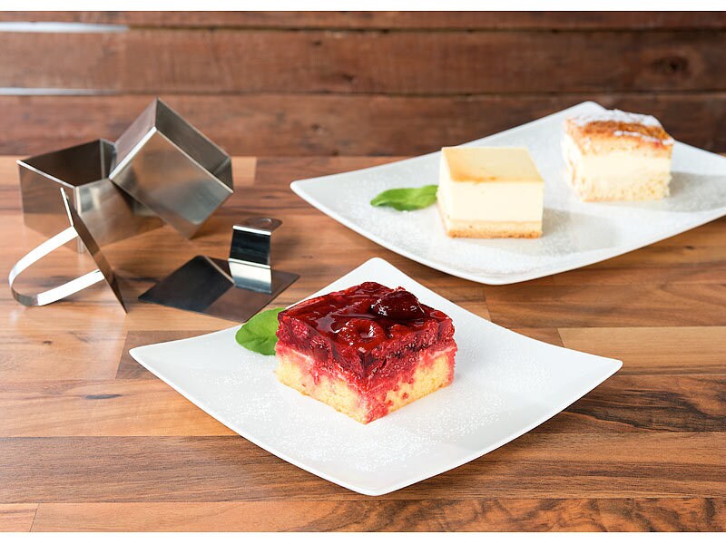 Rosenstein &amp; Söhne 6 Dessert-/Speiseringe mit Heber &amp; Stampfer Galaxus RU9278