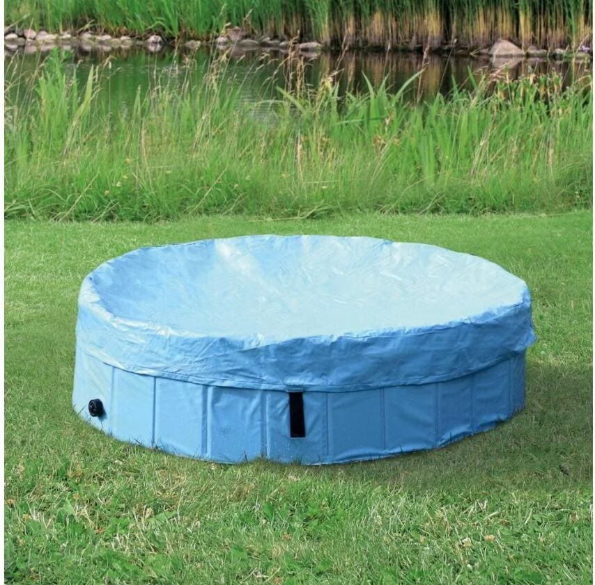 Housse protection de piscine pour chien XL 160 cm - Bleu