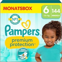 Pampers Premium Protection (Gr. 6, Monatsbox, 144 Stück)