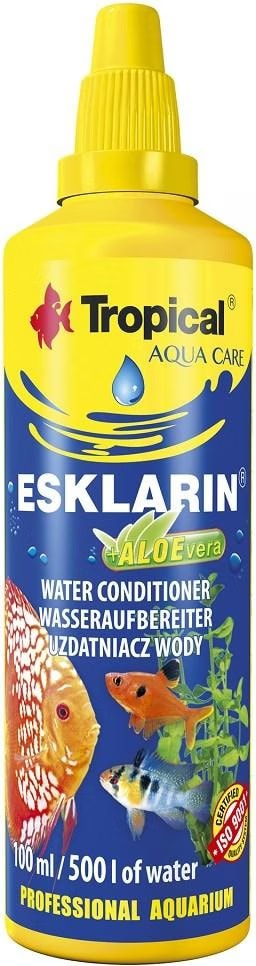 Meilleurs prix pour Tropical Esklarin Aloevera - Conditionneur d'eau - 100 ml (Traitement de l'eau Aquarium), Entretien de l'aquarium
