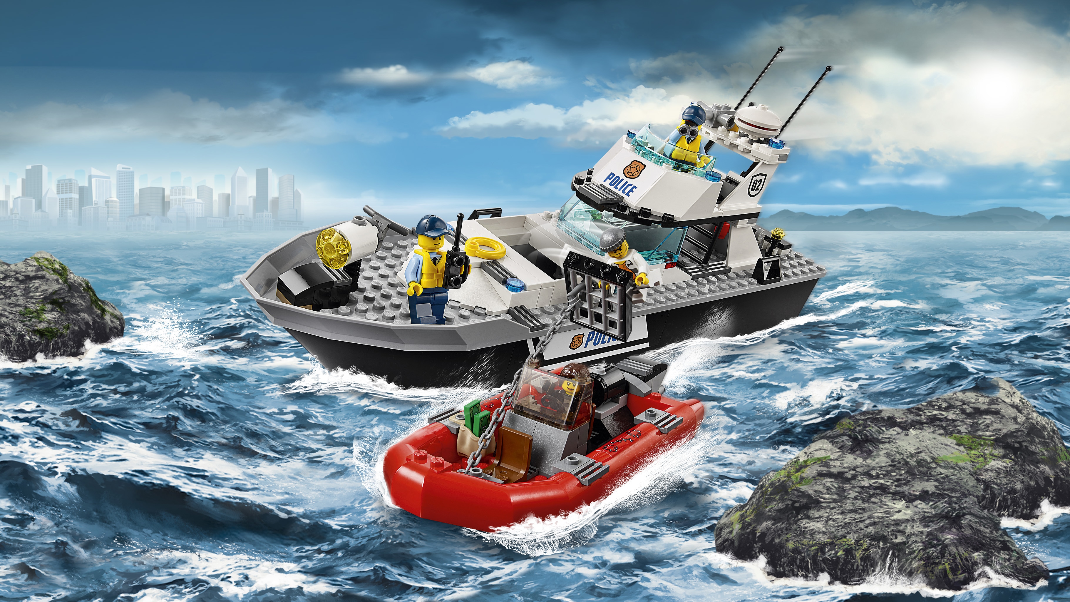 Lego city police boat 60129 sales