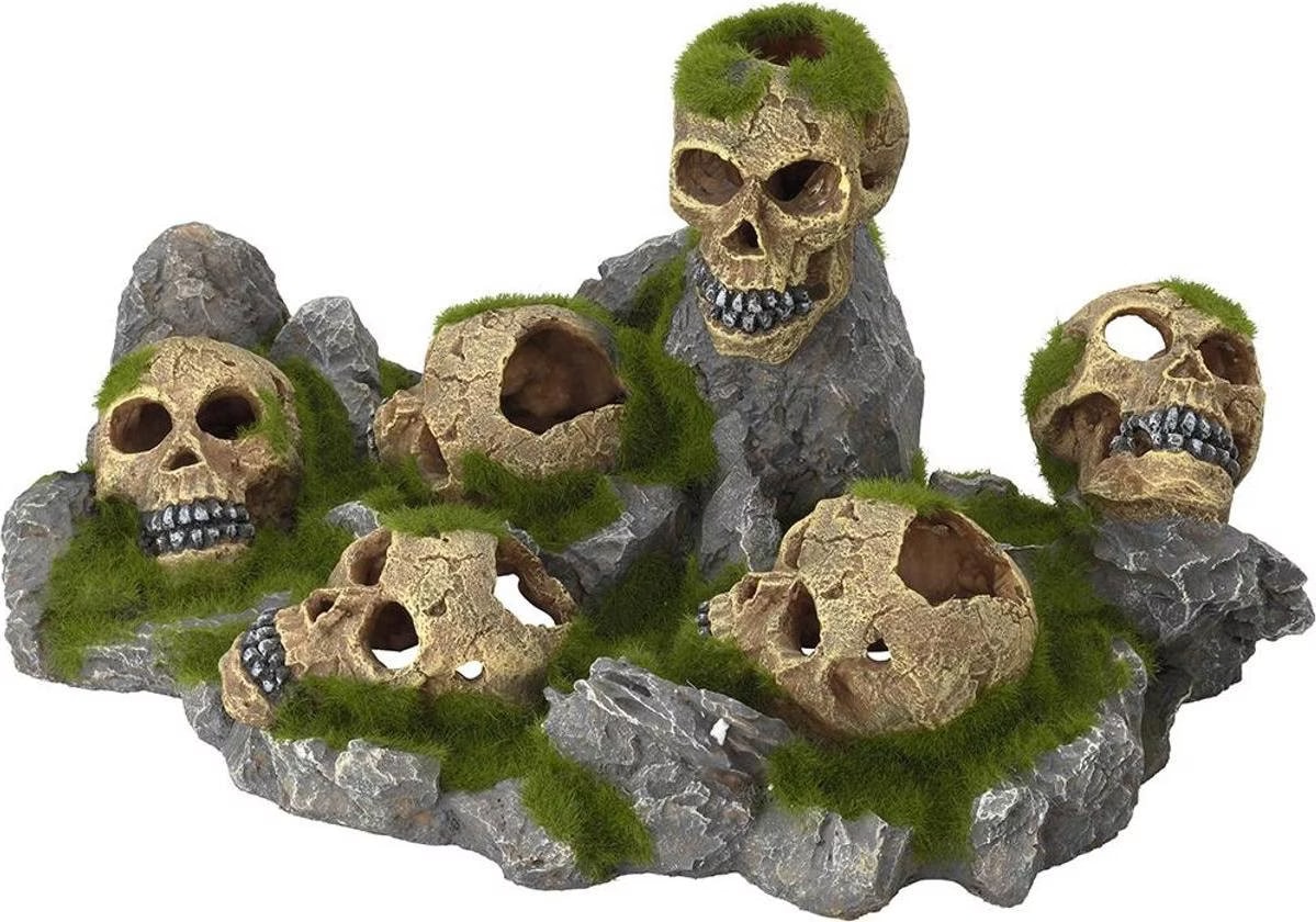 Comparer les prix de EBI Aqua Della Skulls World S (Dcoration, autres lments), Dcoration d'aquarium