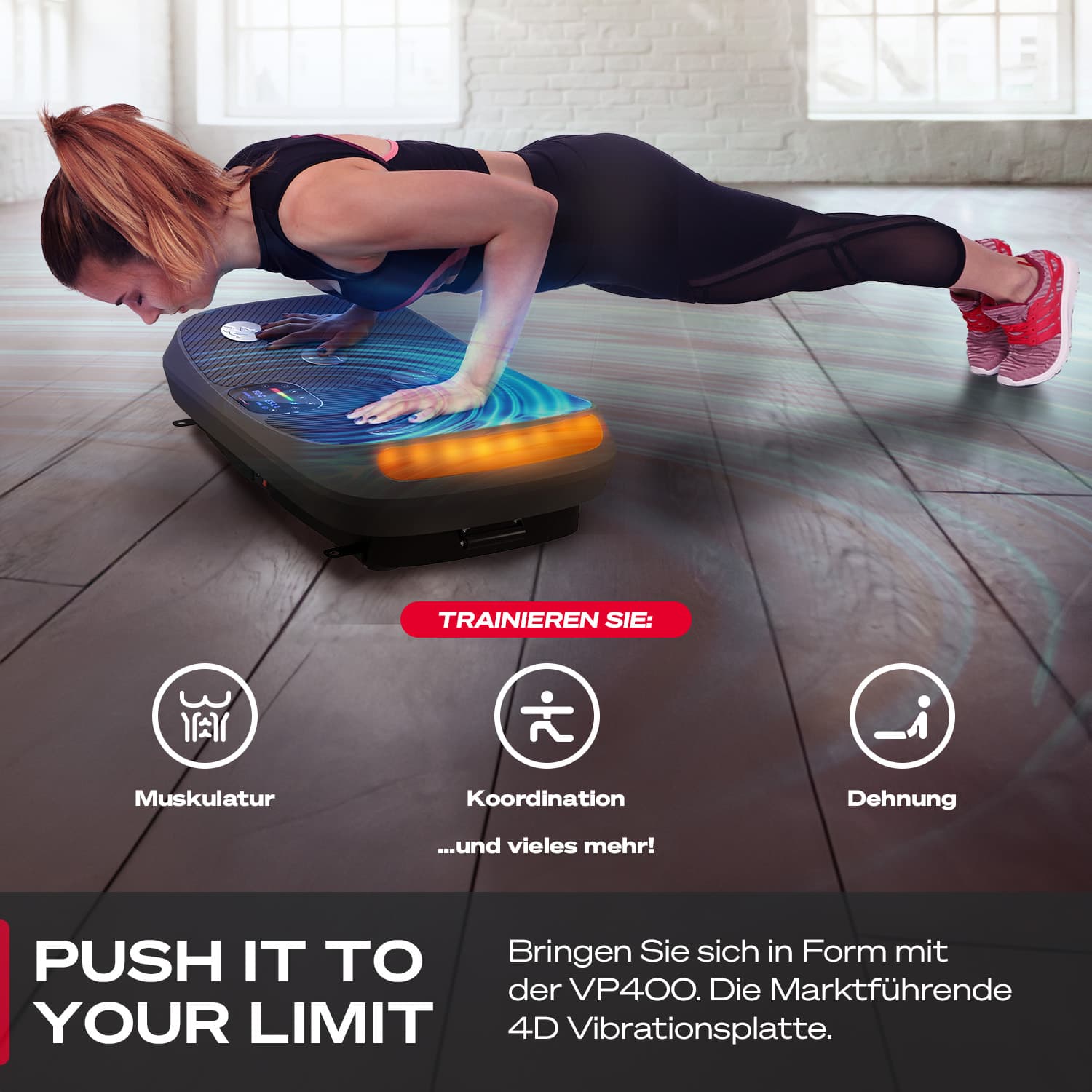 Vp400 vibration plate outlet
