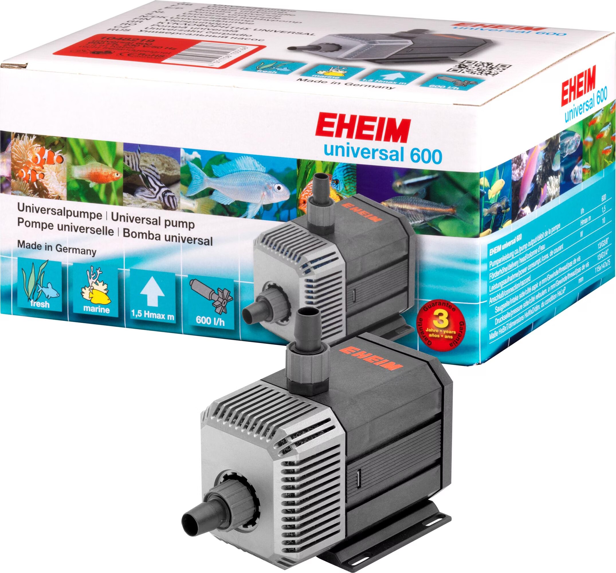 Comparer les prix de Pompe universelle EHEIM Universal 600 L/h