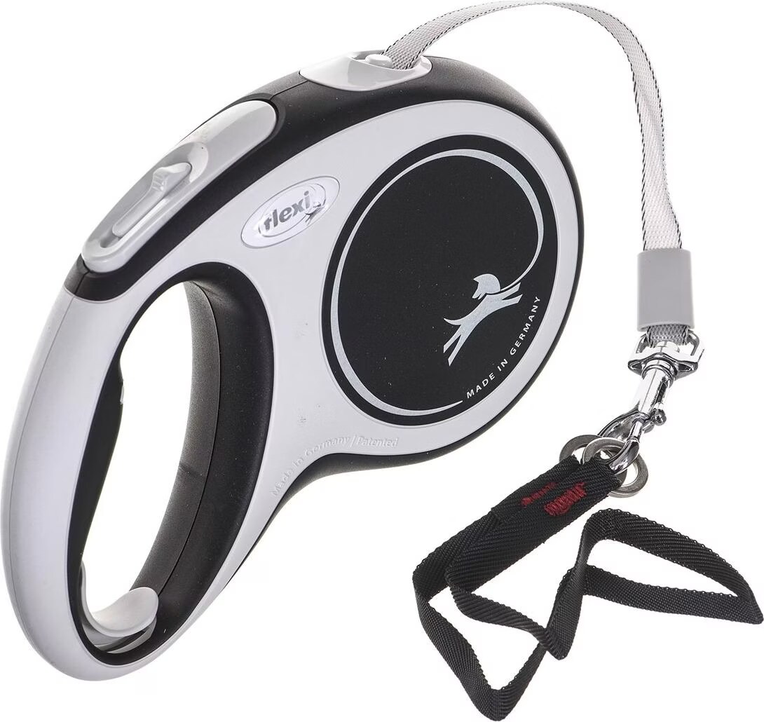 Laisse Chien – Zolux Flexi New Confort Sangle Noir M – 5 m