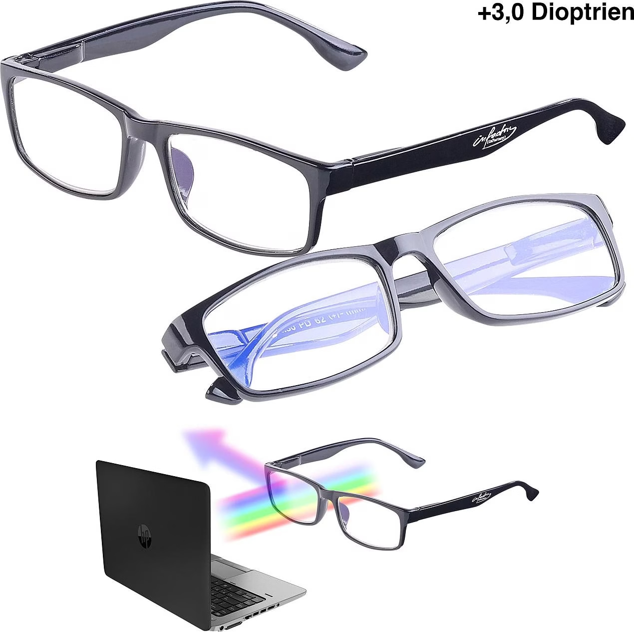 Aomig 2 Paires Lunettes Anti Lumière Bleue Pour Femme Homme, Blocage