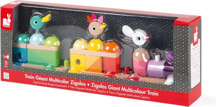 Janod Zigolo s big colourful train buy at Galaxus