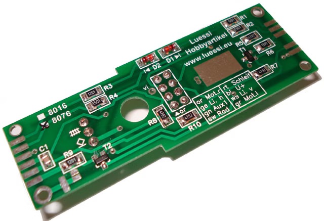 Lüssi Decoder-Adapter für Märklin Re 4/4 II mit Scheinwerfer, 8 Pol ...