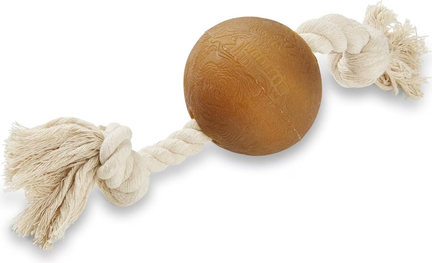 Comparer les prix de Wolters Jouets pour chiens Pure Nature Balle de jeu sur corde, M, 22 cm (Jouets pour chat), Jouets pour chien