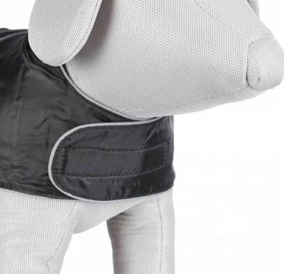 Manteau Orléans noir. taille S. Encolure: 34-42 cm. pour chiens.