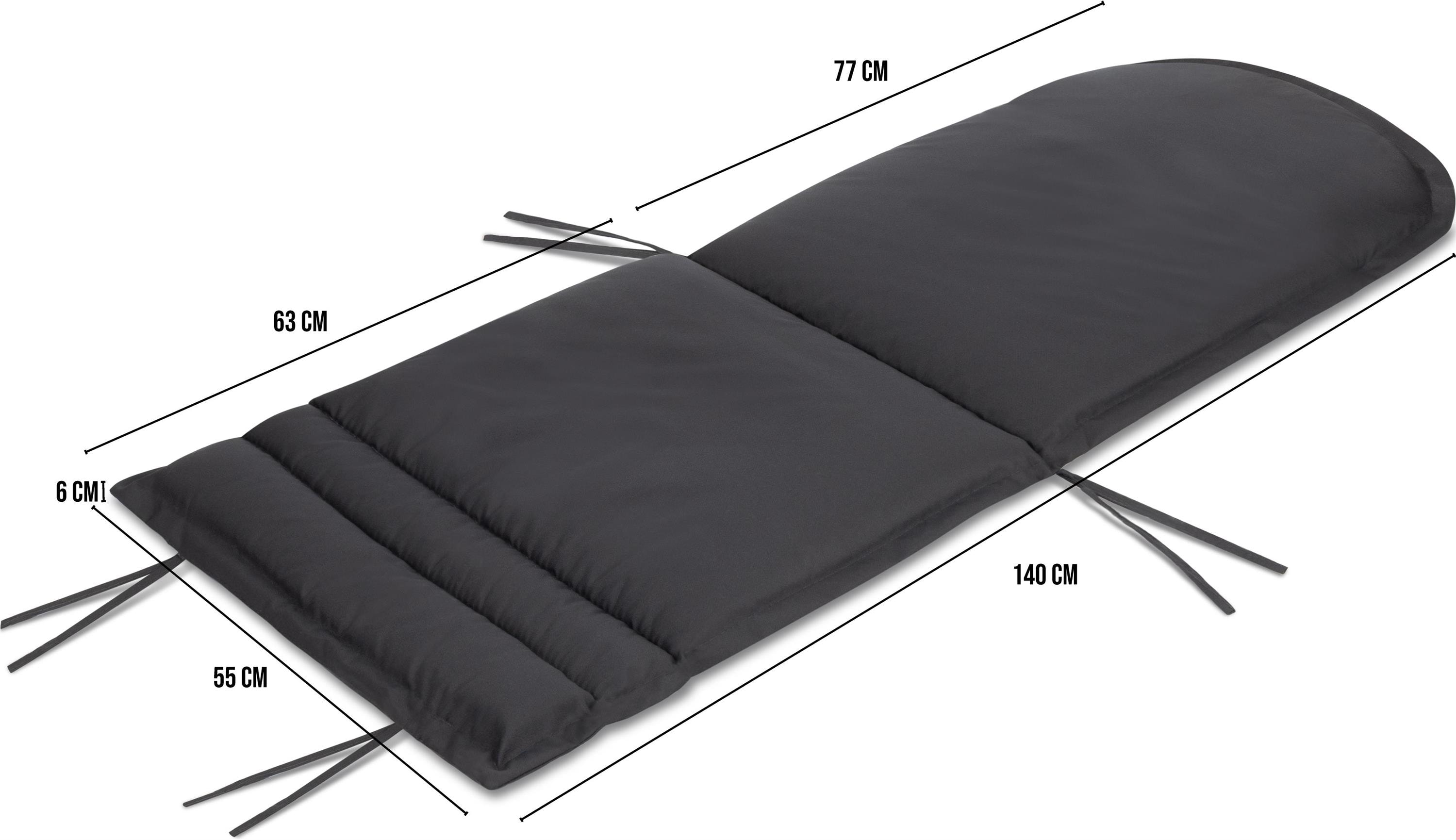 Aspero 2 x Stuhlauflage für Adirondack Gartenstuhl 8853 (140 x 55 x 6 cm) Galaxus BC10097