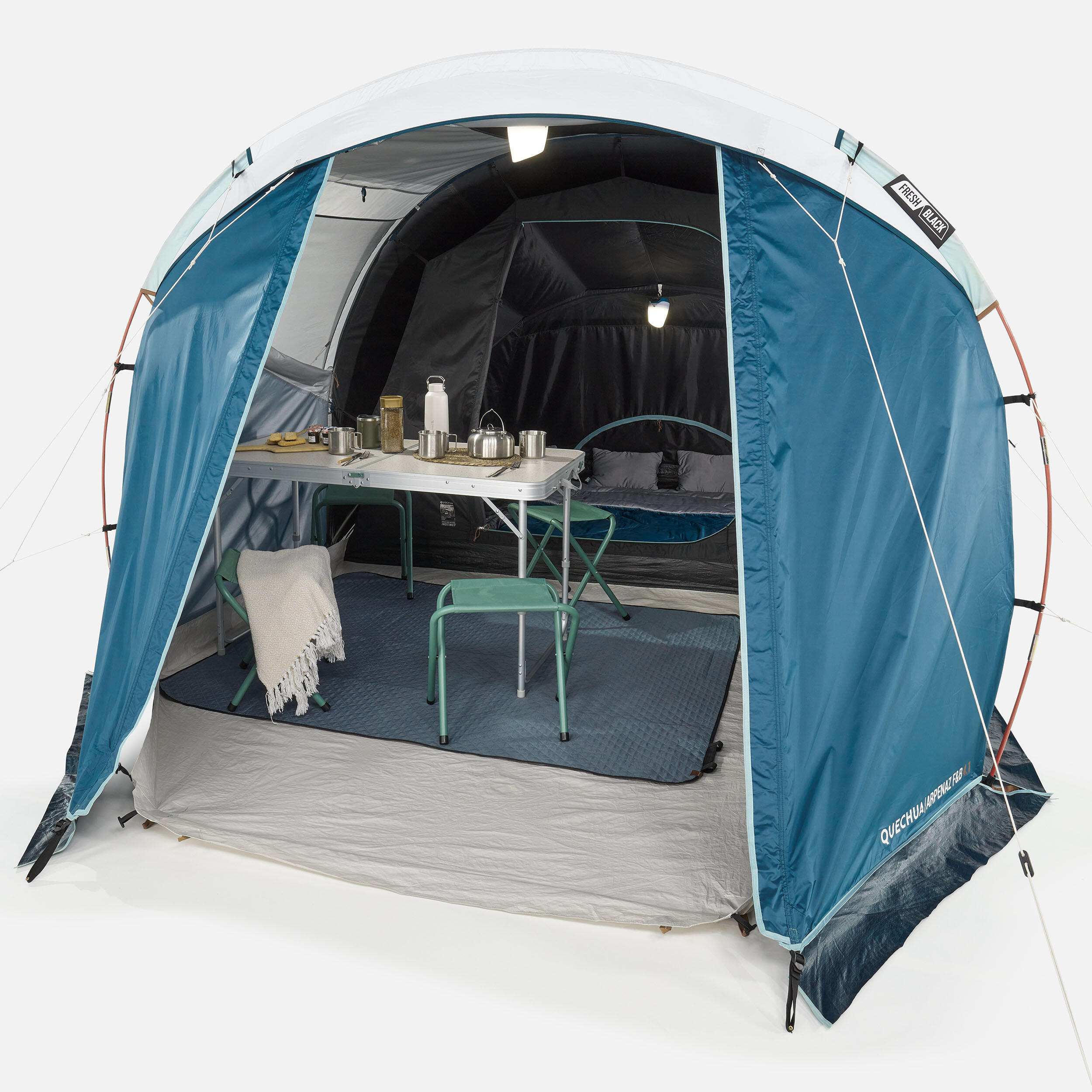 Quechua ARPENAZ FAMILY 4.1 F B Tente tunnel 10.60 kg 4 pers. Galaxus
