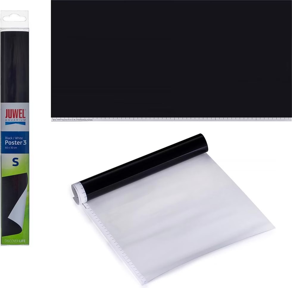 Juwel Poster de fond 3 Black and White pour aquarium