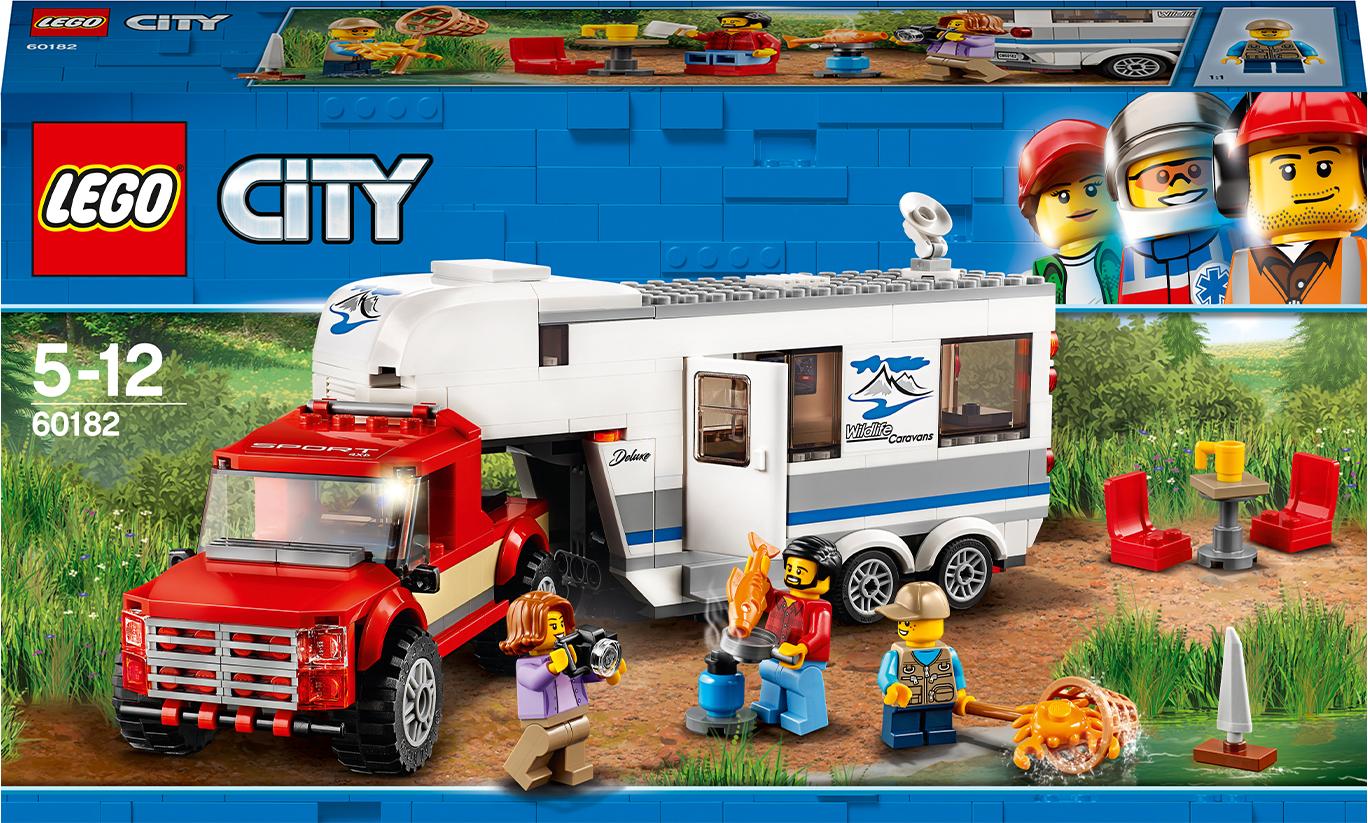Lego city great vehicles pickup & caravan store