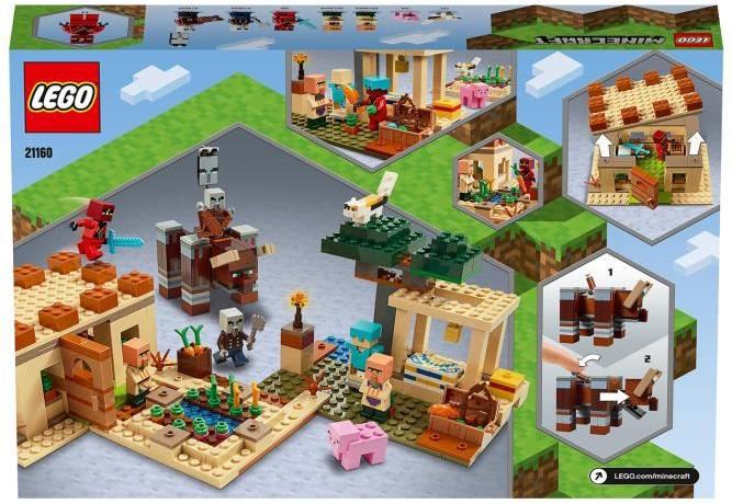 Lego 21160 minecraft the illager raid stores 2025