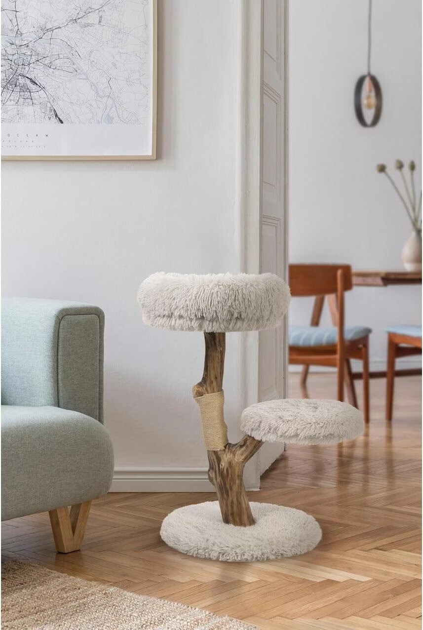 Designed by Lotte Zora (82 cm, Nature), Arbre à chat