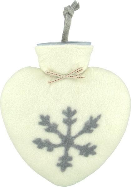 Wärmeflasche Snowflake 0.7 l weiss kaufen