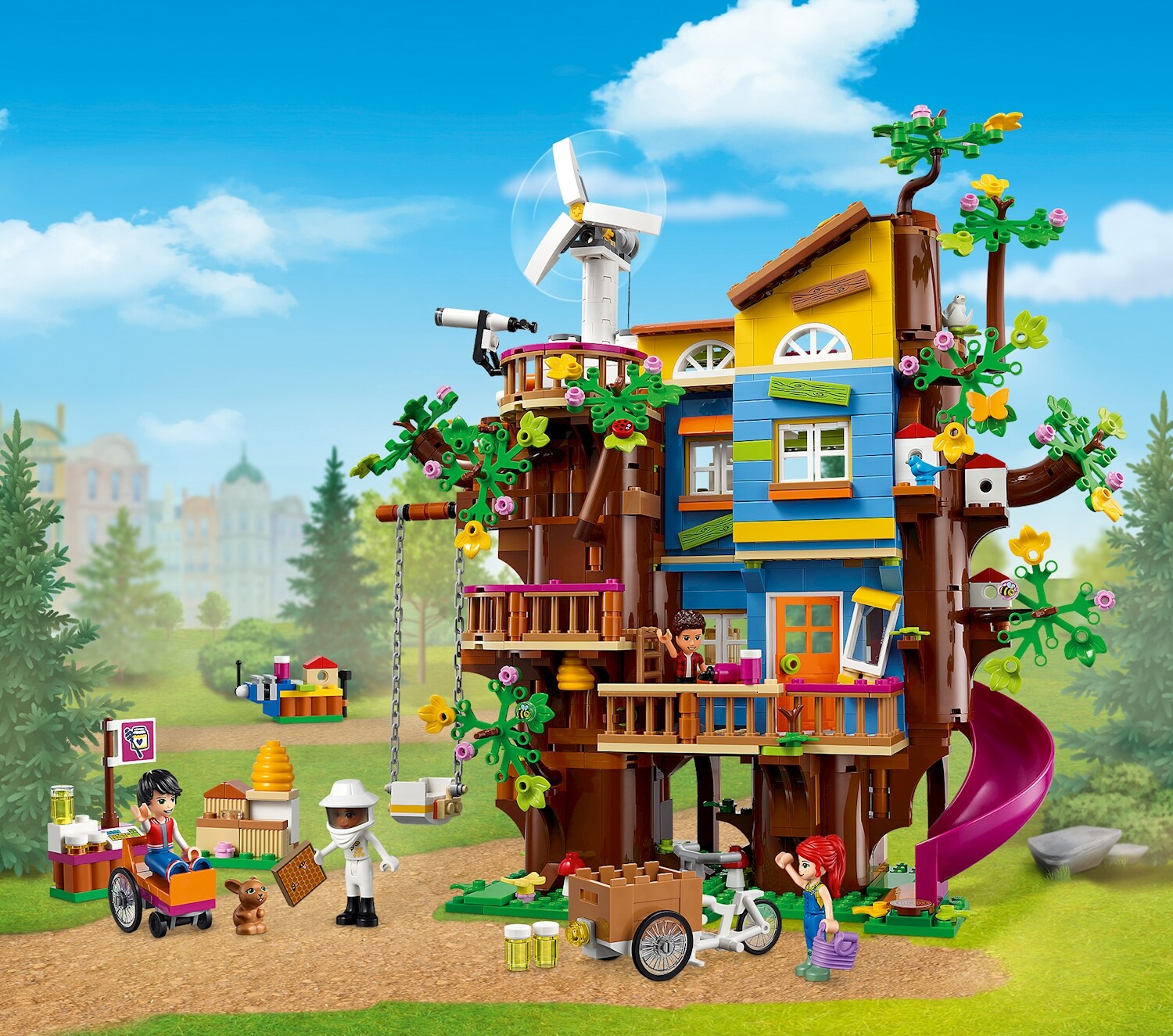 Lego friends treehouse on sale