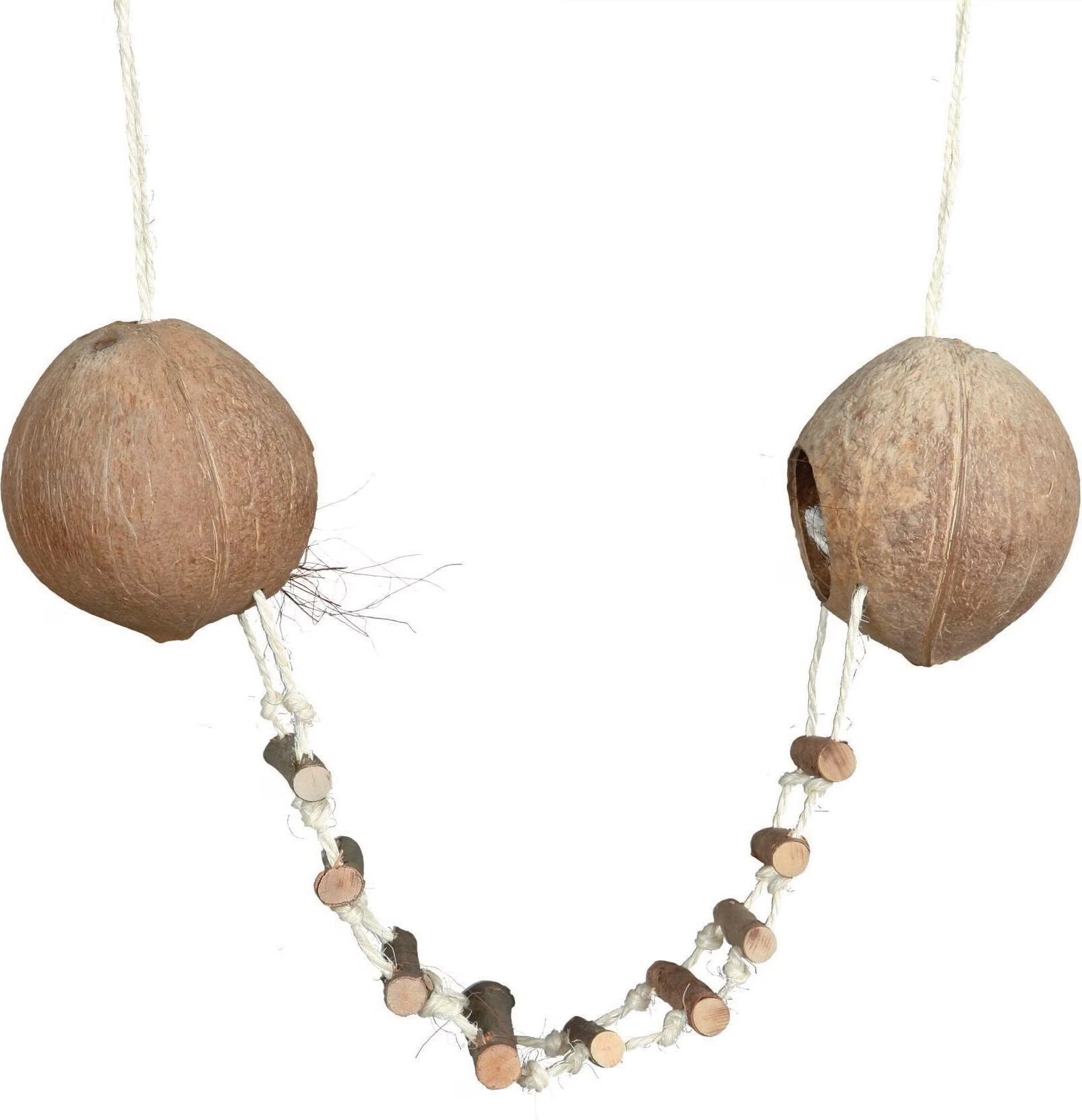 Trixie Coconut House 2er pour les souris et les hamsters, Équipement cage pour rongeurs