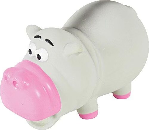 Jouet sonore pour chien en latex El Hipo gris 16,5 cm