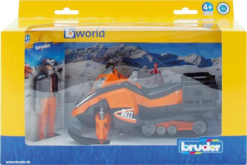 Bruder BR Snowmobile with driver and equipment 21x9.3x9.3cm bWorld Galaxus