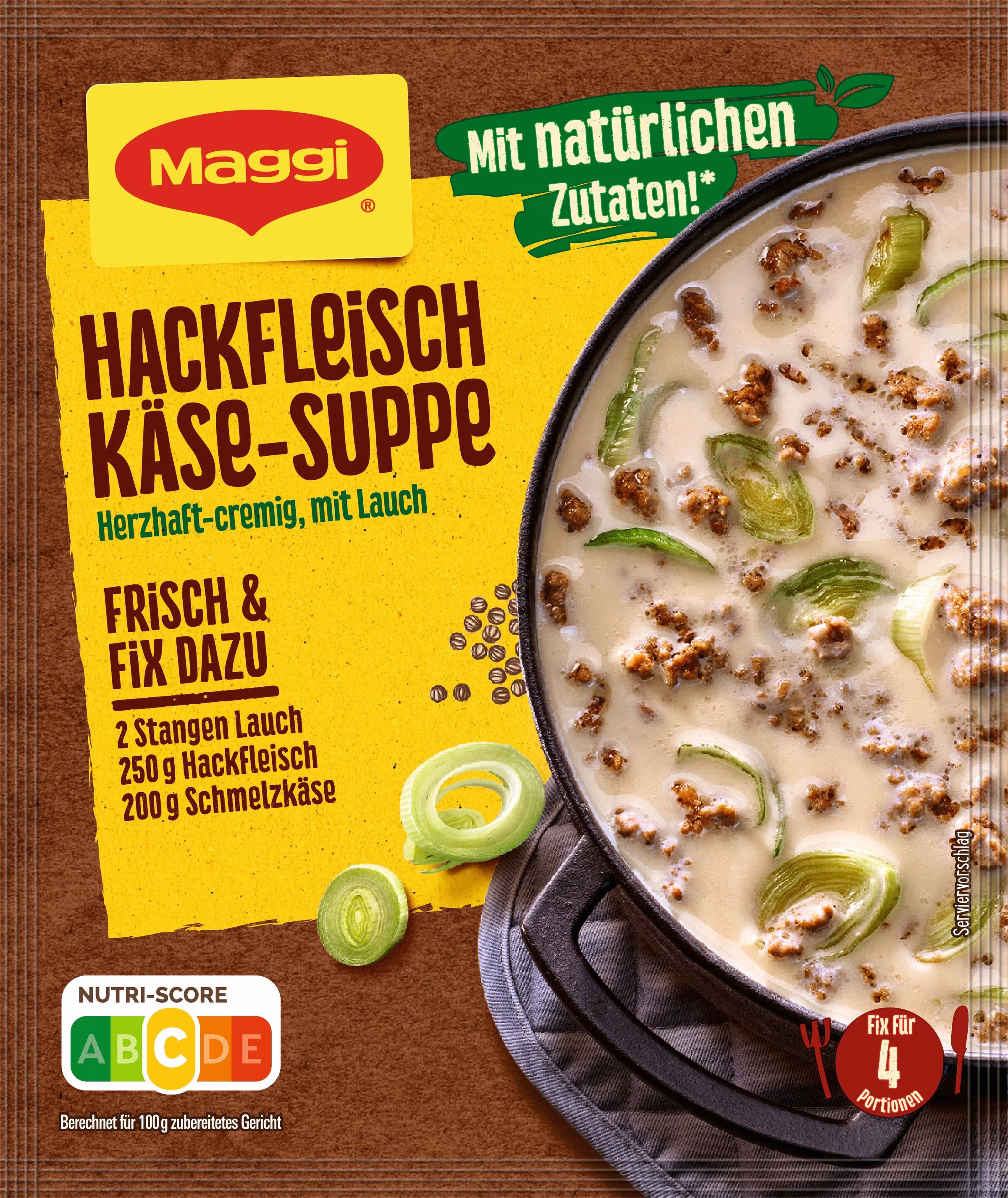 Maggi FIX Hackfleisch Käse Suppe mit Lauch (46 g) - kaufen bei Galaxus Maggi FIX Hackfleisch Käse Suppe mit Lauch (46 g) - kaufen bei Galaxus