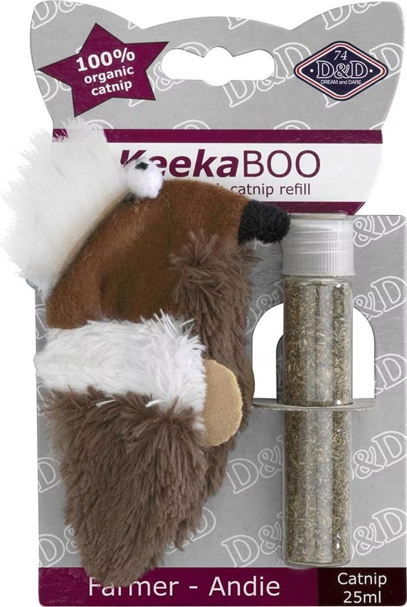Comparer les prix de EBI D&D Keekaboo Farmer Andie Catnip, Jouets pour chat
