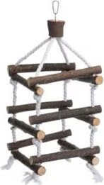 Jouet en bois Gantry Trixie L34 cm pour oiseaux - Jouet pour oiseau