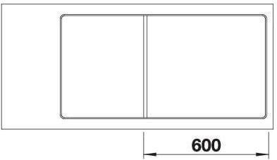 Blanco Axia III XL 6 S-F (Spülbecken 99 cm 50 cm) Galaxus