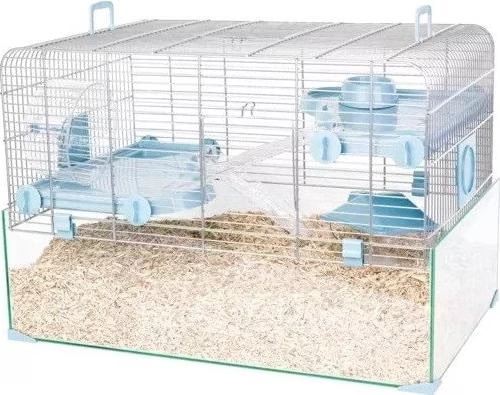 Meilleurs prix pour Zolux Klatka Panas Colour 60 kol. niebieski, Cage + enclos