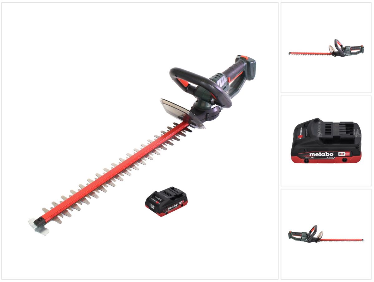 Metabo HS 18 LTX 65 Akku Heckenschere 18 V 63 cm + 1x Akku 4 0 Ah ohne Ladegerät Galaxus