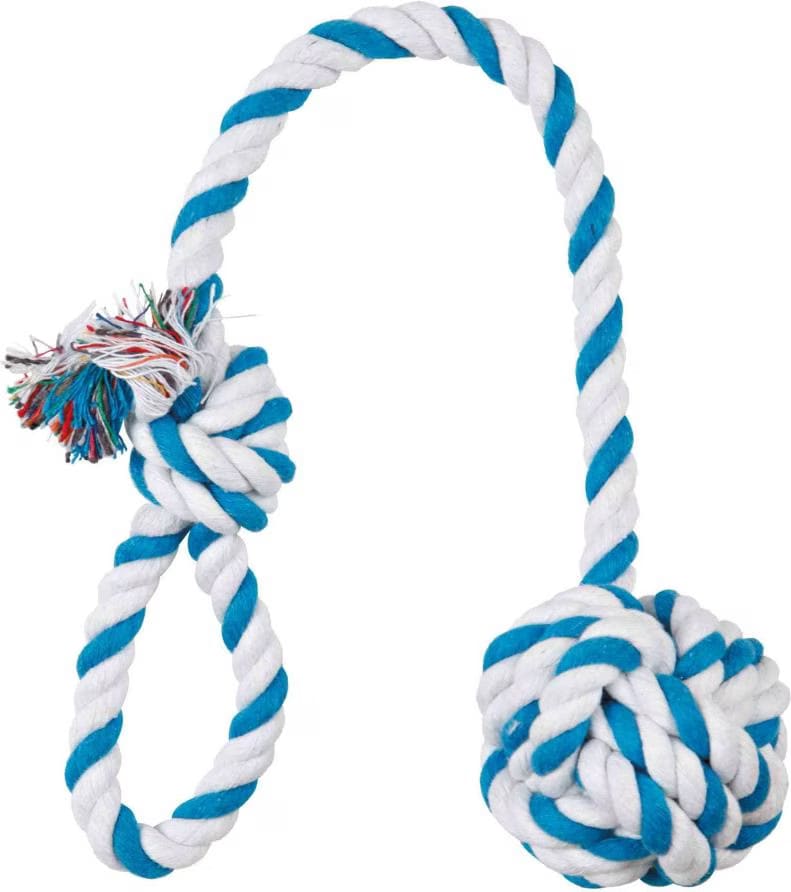 Comparer les prix de Jouet Corde Avec Balle Grillagée Denta Fun - Mon Animalerie