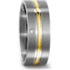 Rhomberg Partner Ring (50, Titanium, Yellow gold)