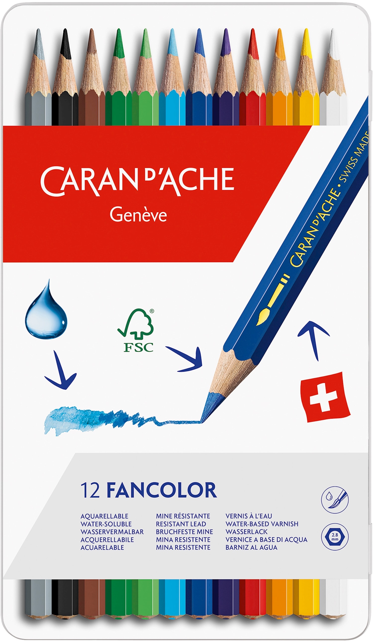 Caran d'Ache Fancolor (Mehrfarbig) kaufen