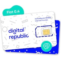 Digital Republic Carta SIM Internet illimitato per 365 giorni - Bassa velocità (Senza limiti)
