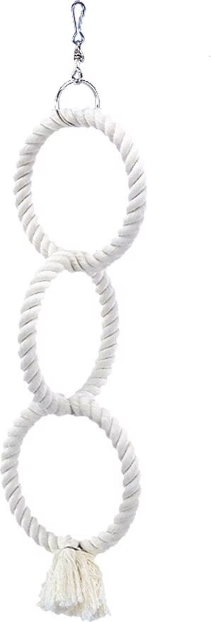 Comparer les prix de Nobby Cage Toy, 3 anneaux  grimper en coton, Amnagement pour volire