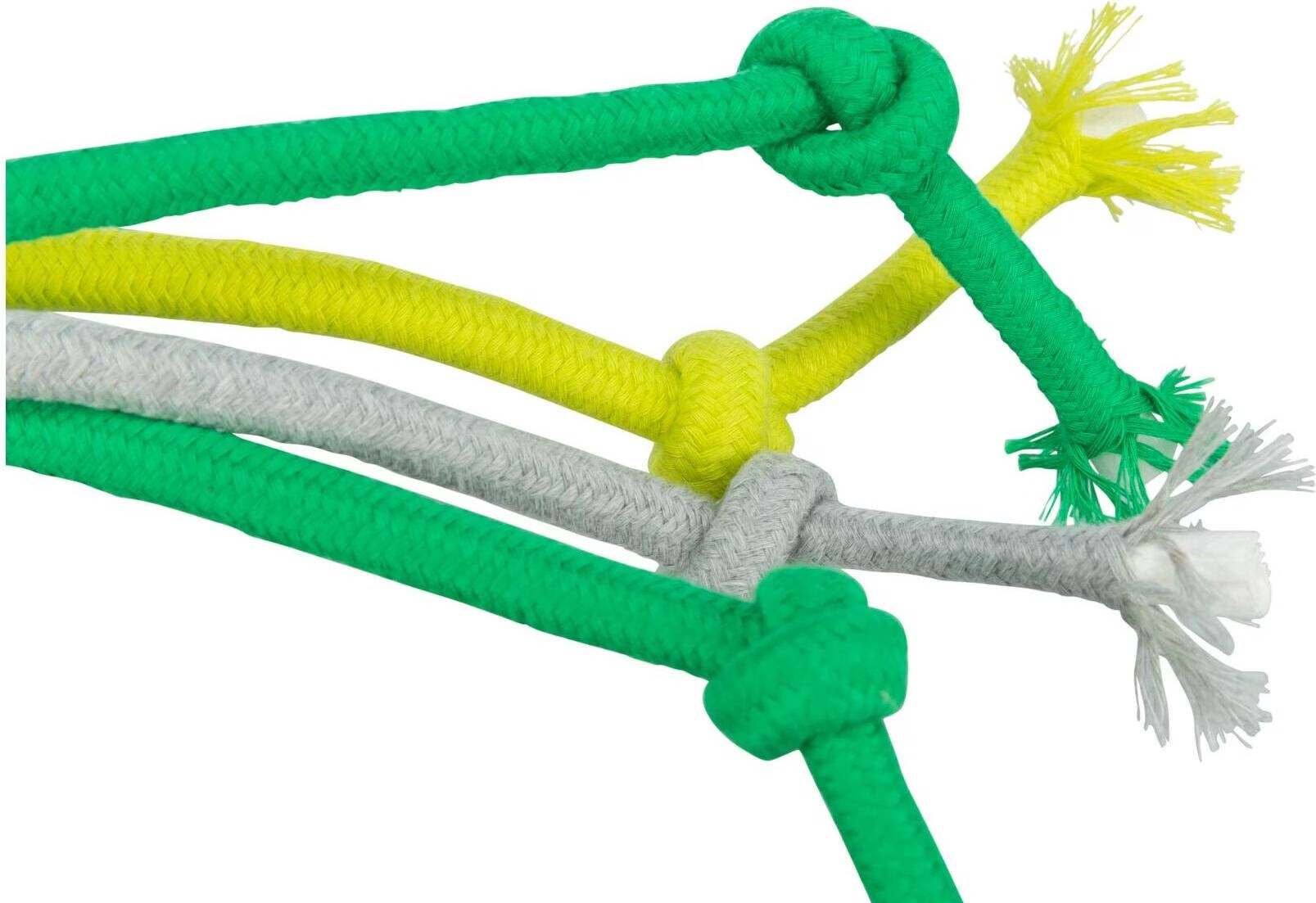 Balle pour chien avec corde, en TPR/polyester Trixie