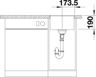 Blanco Subline 320-F (34.70 cm 42.70 cm) kaufen