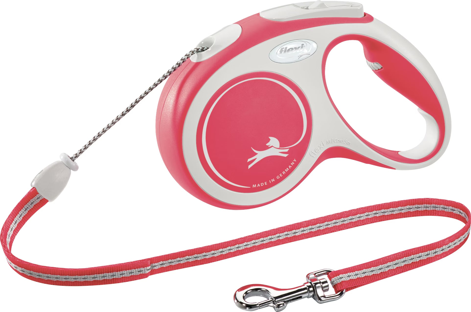 Meilleurs prix pour Flexi Laisse New Comfort Rouge/Blanc Lanyard M