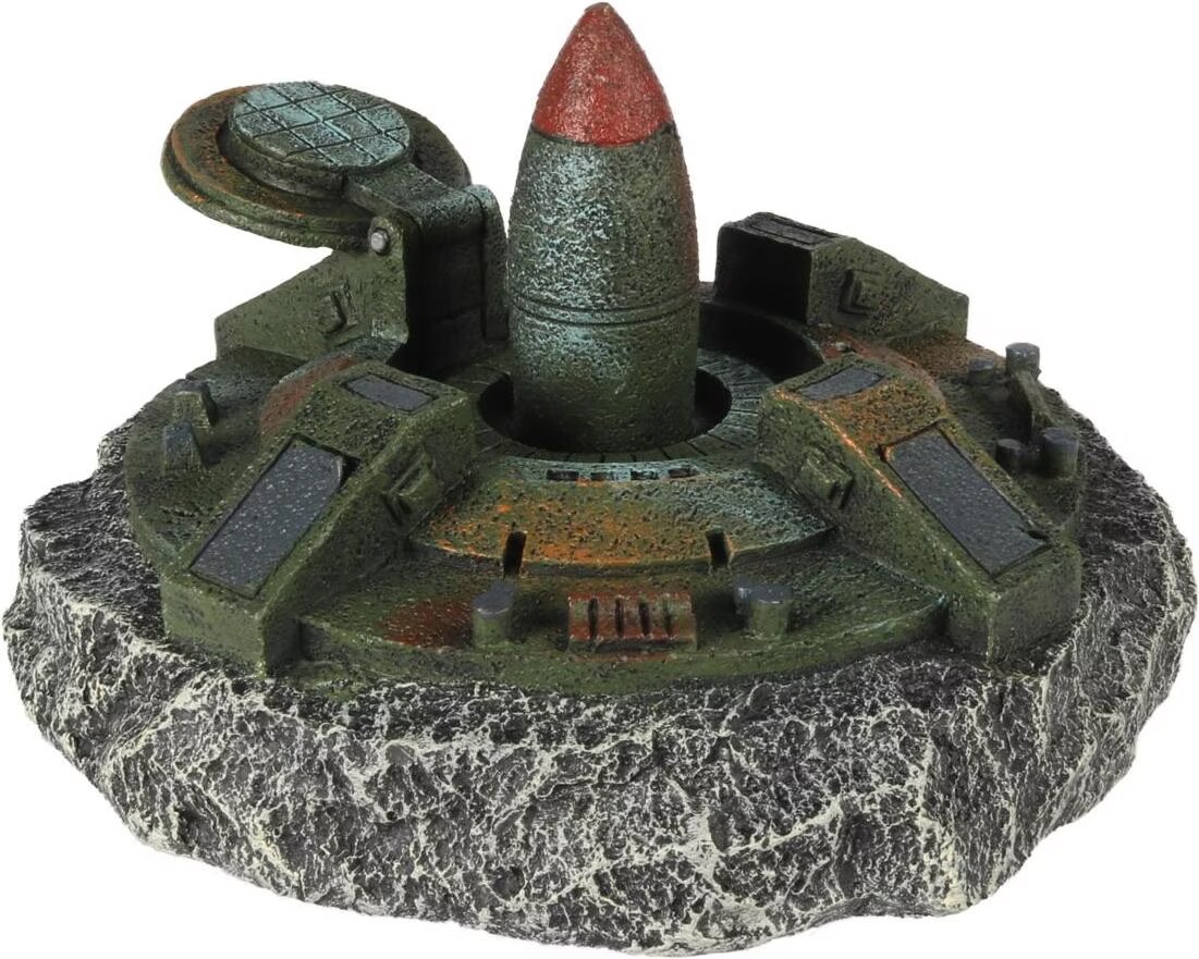 Comparer les prix de EBI Aqua Della Army Nuke Silo (autres btiments), Dcoration d'aquarium