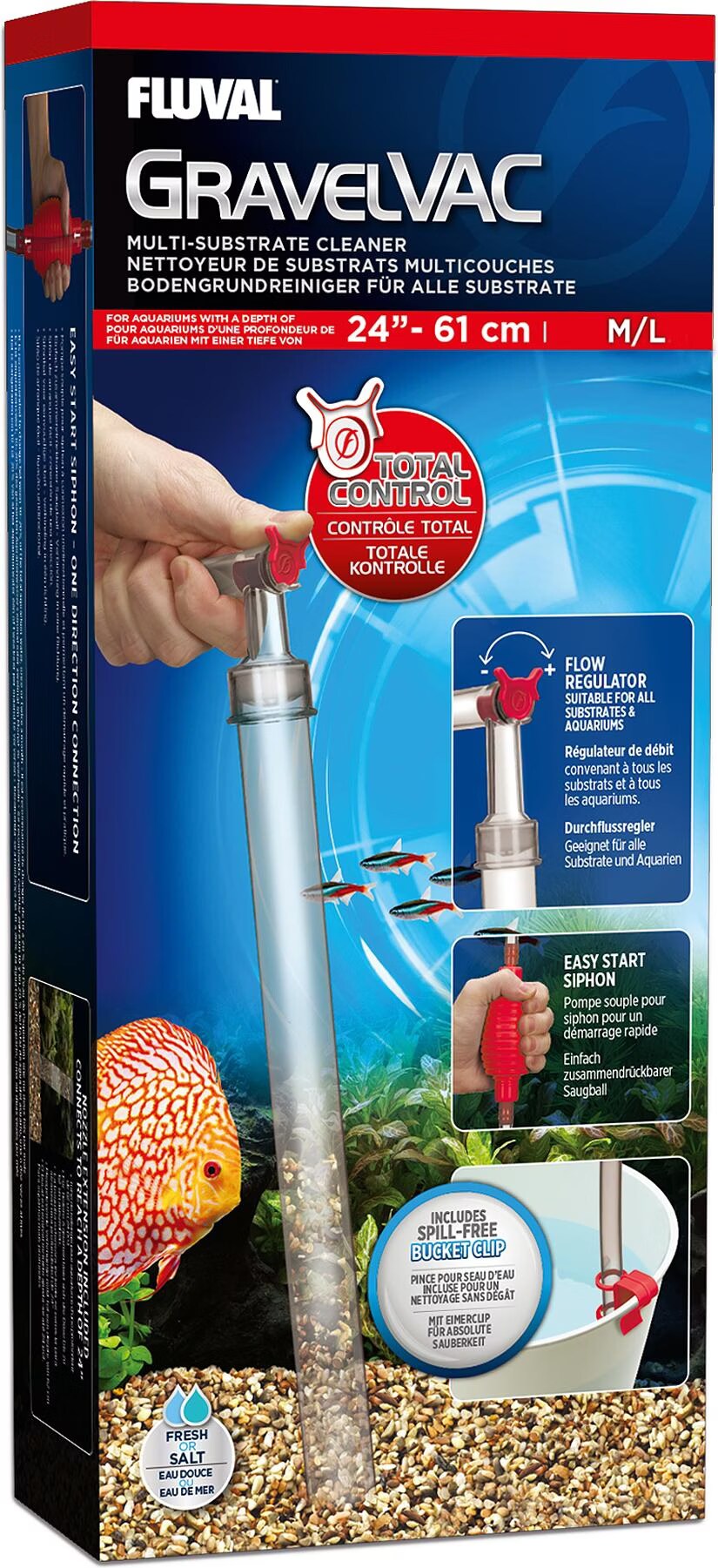 Meilleurs prix pour Fluval Aspirateur  mulch Aqua (Nettoyage de l'aquarium, Aspirateur infrieur), Entretien de l'aquarium