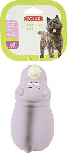 Jouet sonore pour chien en latex El Rino mauve 14 cm