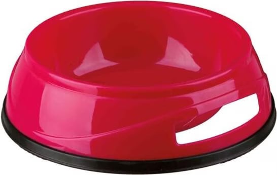 Meilleurs prix pour Ecuelle Plastique, Anneau Caoutchouc, 0,75 L/Ø 16 Cm - Mon Animalerie