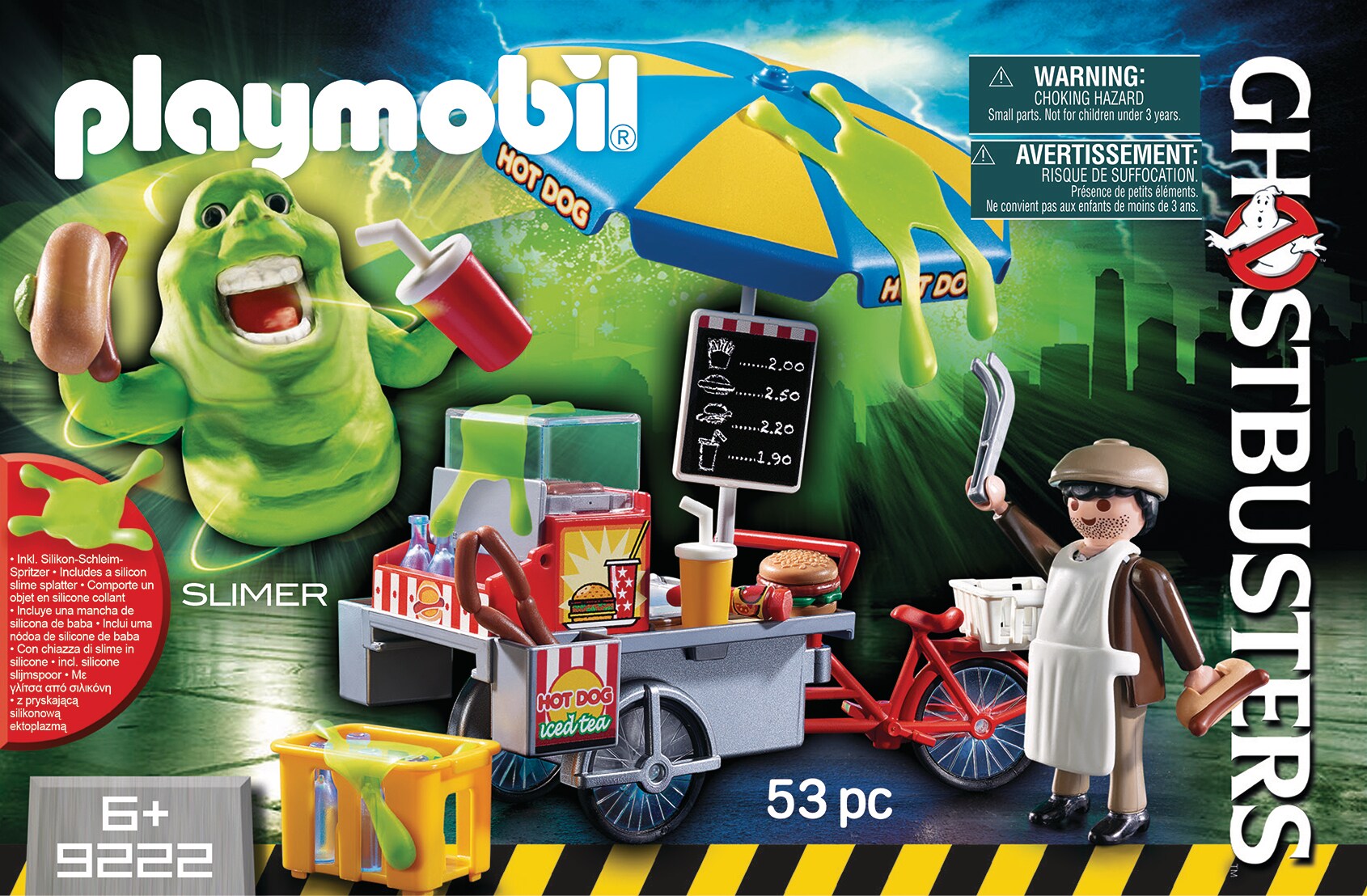 Playmobil ghostbusters hot dog stand shop